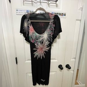 Desigual black t-shirt dress